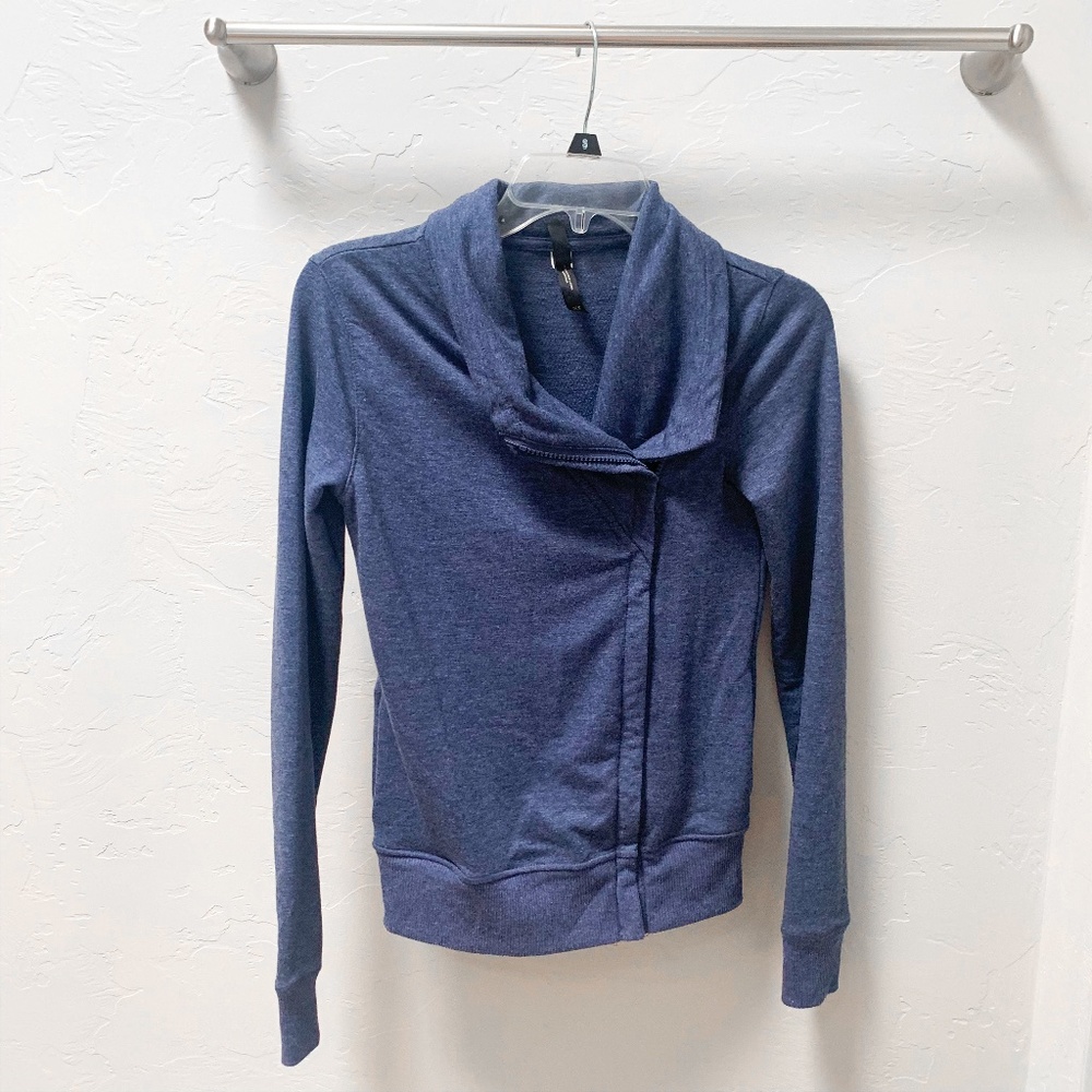 Dark Blue Athletic Jacket - Picture 7 of 8